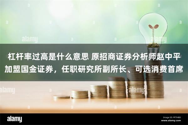 杠杆率过高是什么意思 原招商证券分析师赵中平加盟国金证券，任职研究所副所长、可选消费首席