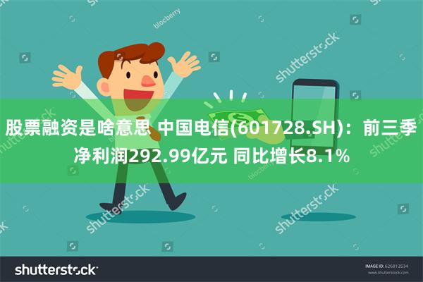 股票融资是啥意思 中国电信(601728.SH)：前三季净利润292.99亿元 同比增长8.1%