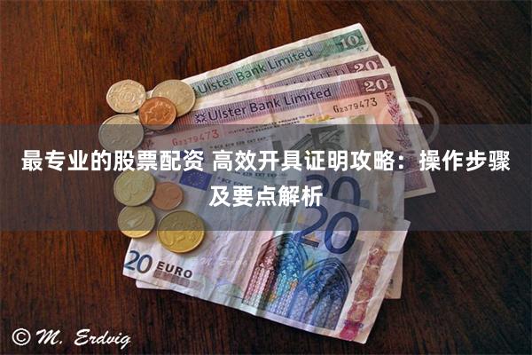 最专业的股票配资 高效开具证明攻略：操作步骤及要点解析